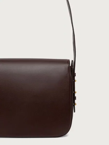 Soeur torebka crossbody skórzana BELLISSIMA MAXI brązowa