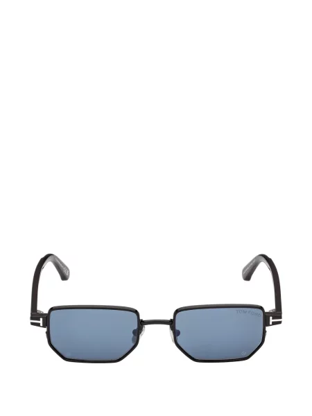 Ochelari de soare Tom Ford Eyewear cu imprimeu geometric negru