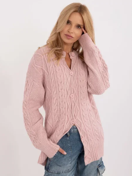 Pulover Fashionhunters roz