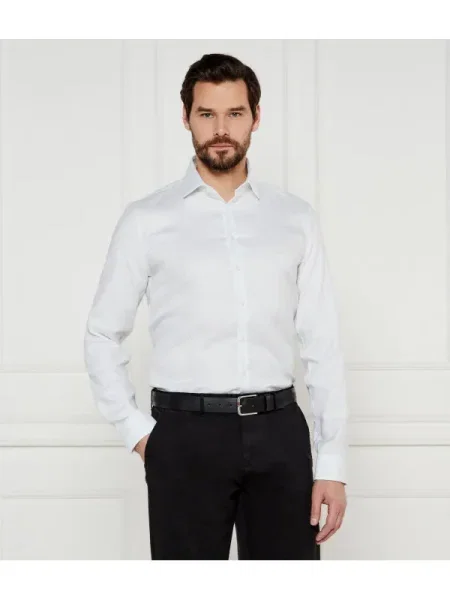 Calvin Klein Cămașă | stretch alb