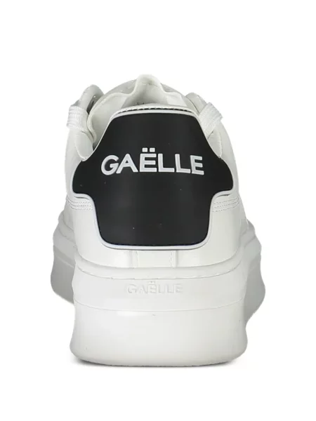 Fűzős platform talpú csipkés sneaker Gaelle fehér