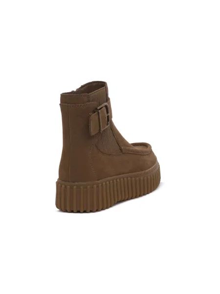 Pantofi Clarks cu cataramă bej