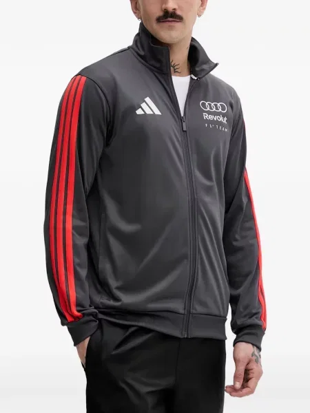 Tricou Adidas cu imagine plasă cu dungi negru