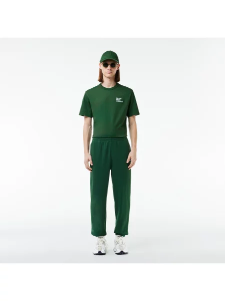 Lacoste Spodnie Dresowe O Luźnym Kroju zielony