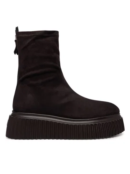 Botine AGL Mirabel închis maro