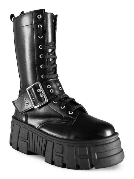 Чоботи Altercore на платформі чорні