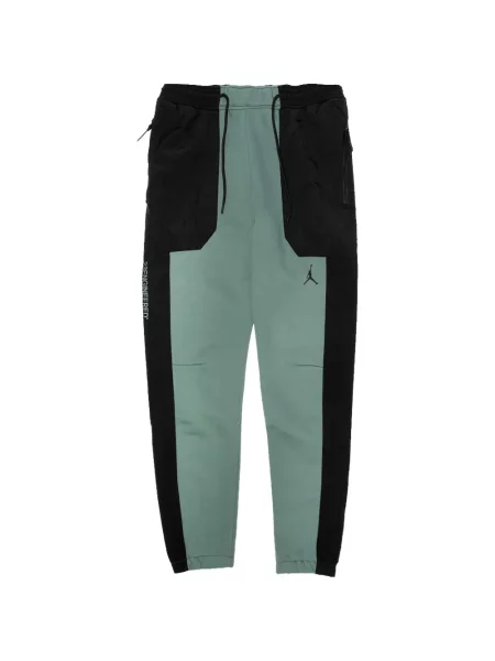 Pantaloni Jordan din fleece verde