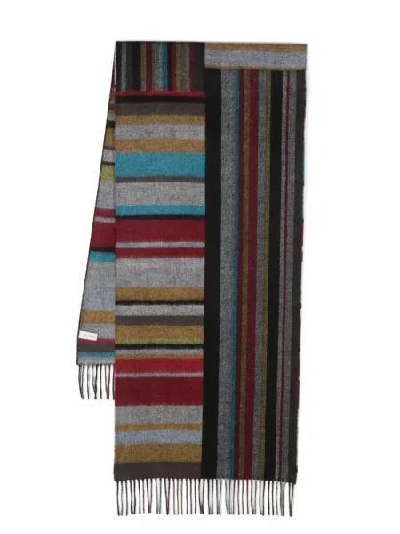 Fular Paul Smith cu franjuri gri