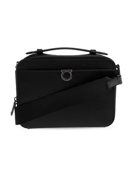Torba Ferragamo skórzana czarna