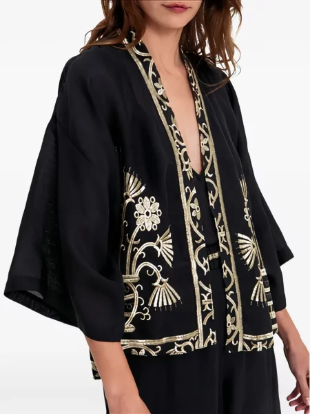 Sukienka Greek Archaic Kori z nadrukiem czarna