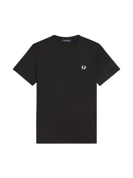 Fred Perry t-shirt Ringer T-Shirt z aplikacją czarny
