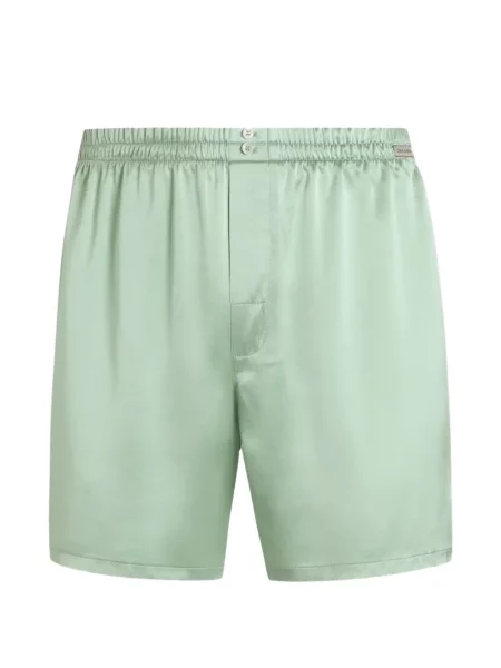 Saténové kraťasy Dolce & Gabbana zelené