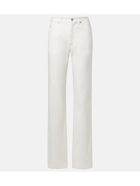Blugi drepți Calvin Klein Collection alb