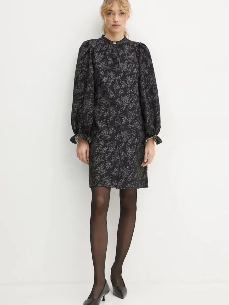 Bruuns Bazaar rochie mini drept negru