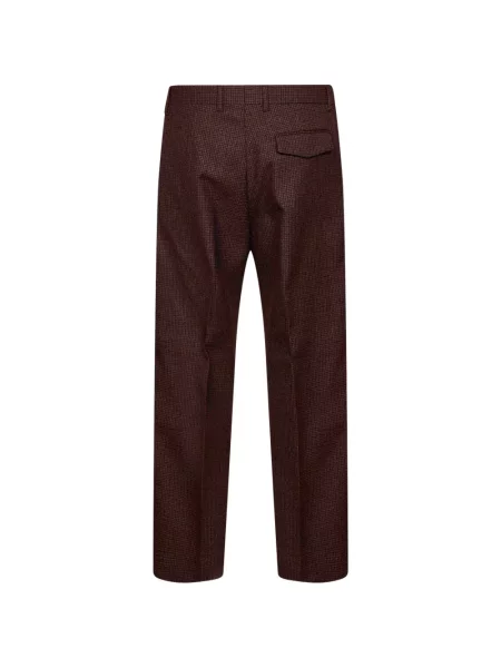 Pantaloni Costumein în carouri roșu