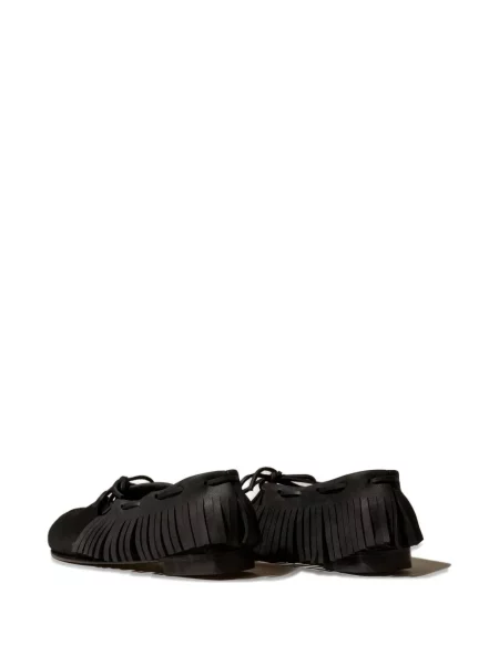 Pantofi loafer Hereu cu franjuri negru