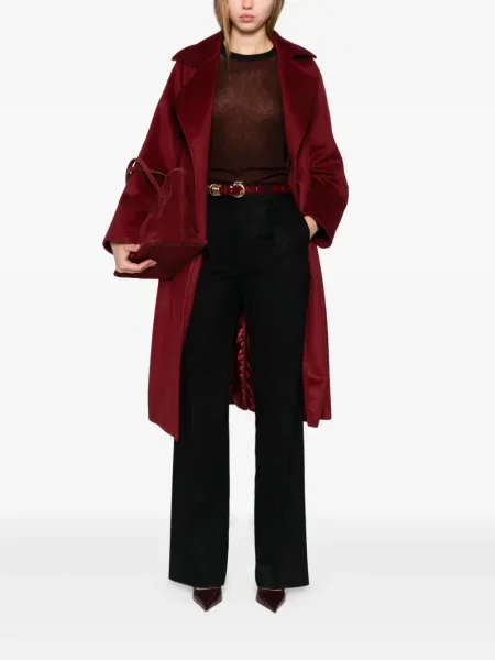 Pantaloni Max Mara plisate negru