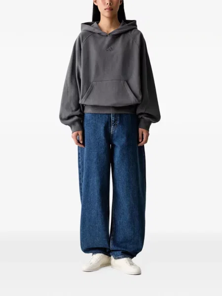 Hanorac Adidas cu broderie cu dungi alergare roz
