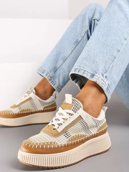 Sneakerși Inny bej