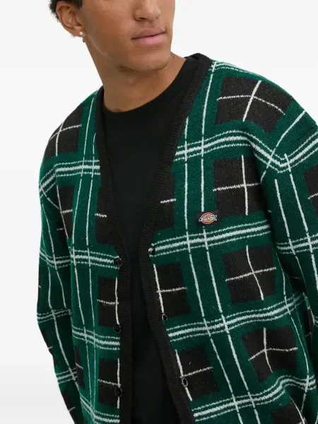 Cardigan Dickies în carouri negru