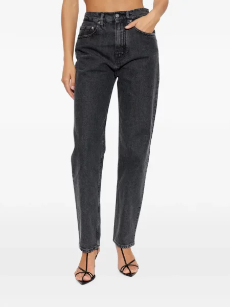 Blugi conici Jil Sander conici negru