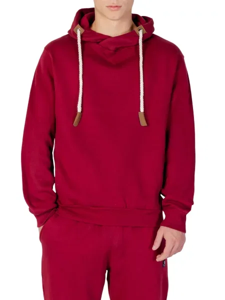 Hoodie Yos s kapuco rdeča