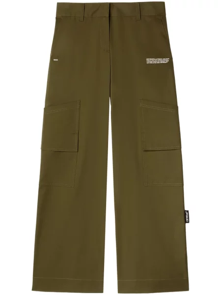 Pantaloni cargo Off-white alb