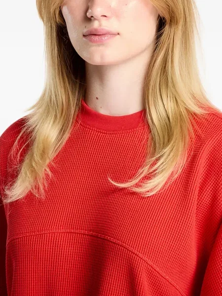 Футбол тениска с дълъг ръкав Adidas на райета мъниста бяло