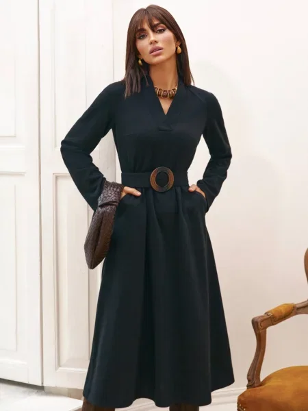 Вовняні Сукні Dressa чорний