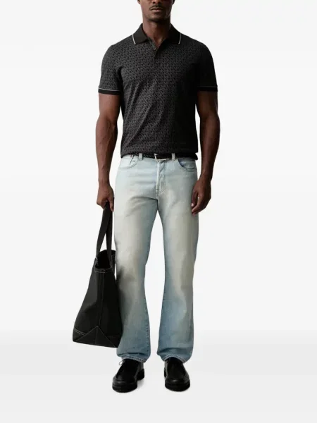 Polotričko Michael Kors jersey s autogramem černé