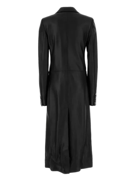 Palton Balenciaga din piele negru