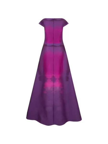 Rochie maxi Alberta Ferretti cu gradient violet