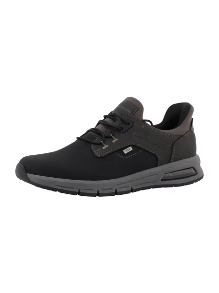 TOM TAILOR Pantofi cu șireturi sport pământiu negru