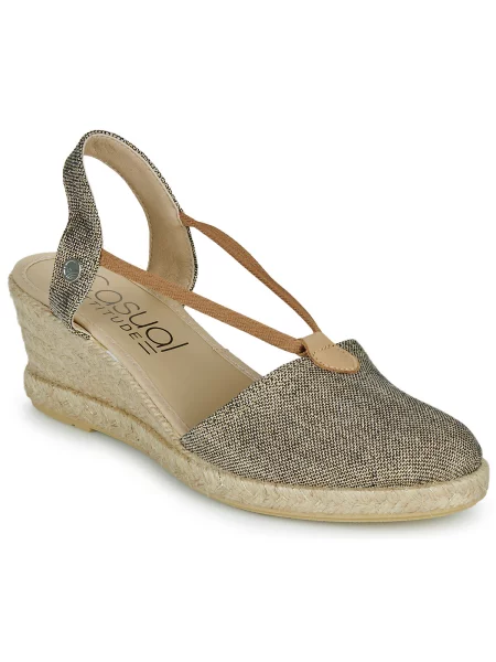 Espadrile Casual Attitude črna