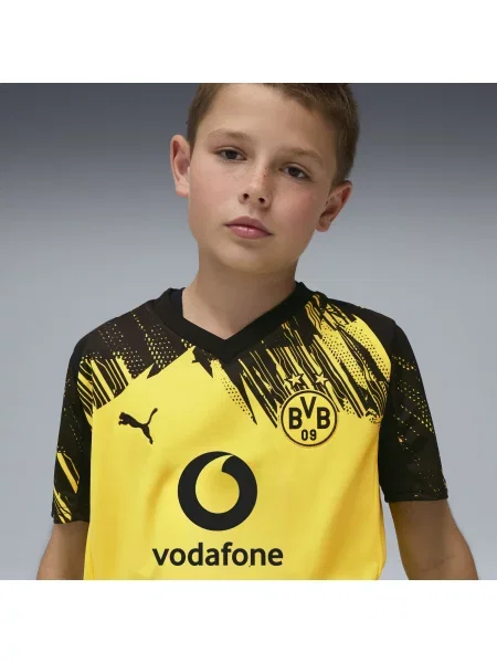 PUMA Młodzieżowa koszulka domowa Borussia Dortmund Odzież żółty