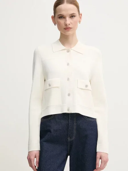 OUI cardigan femei light bej