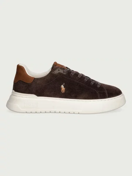 Polo Ralph Lauren Rlite Court sneakersy zamszowe brązowe