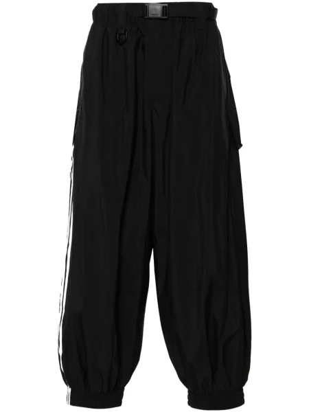 Pantaloni Y-3 cu dungi negru