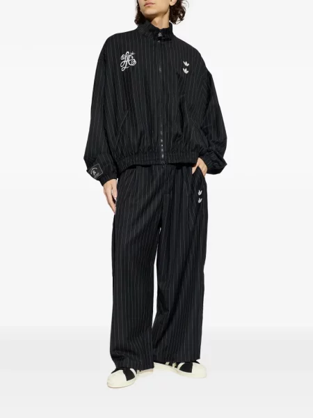 Leggings Adidas cu dungi negru
