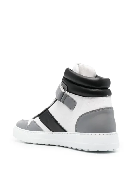 Sneakerși Ferragamo cu imagine alb