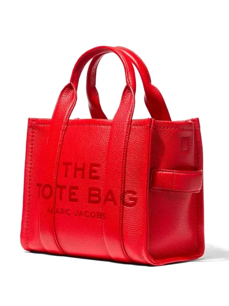 Mała mały torebka skórzana Marc Jacobs skórzana czerwona