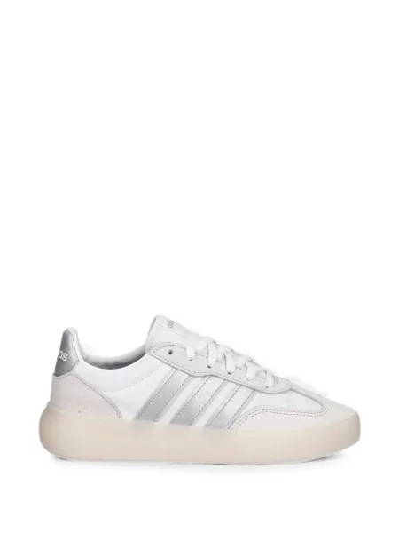 Pantaloni sport Adidas din piele de căprioară cu imagine cu model zebră verde