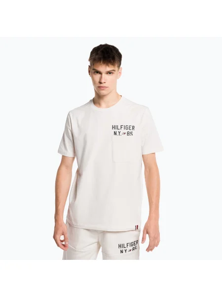 Pánske tričko Tommy Hilfiger Graphic Tee beige béžová