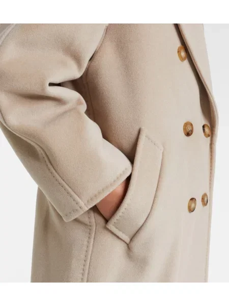 Palton Max Mara de lână bej