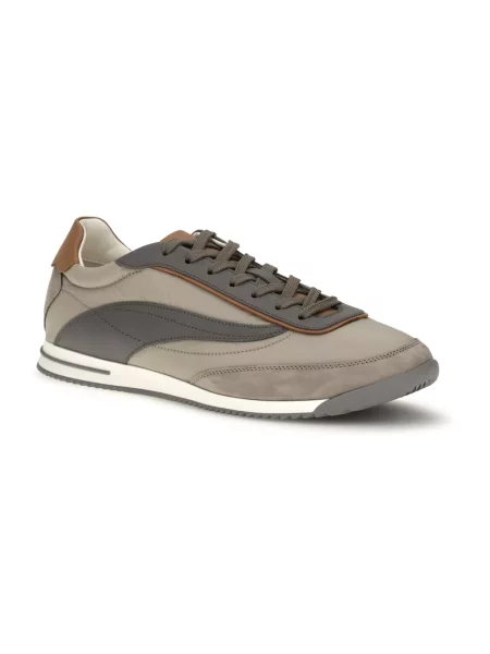 Sneakersy Brunello Cucinelli zamszowe szare