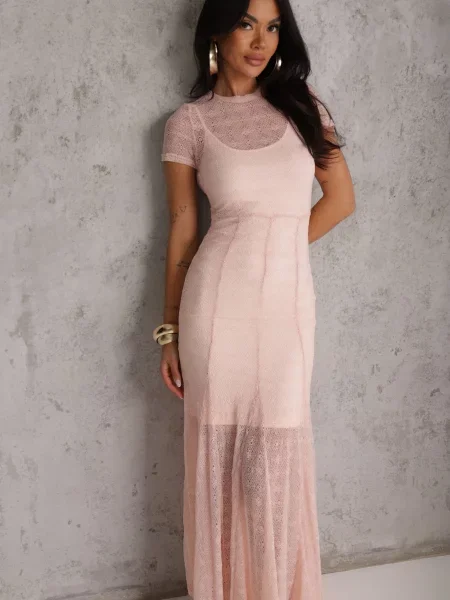 Rochie Chareino roz