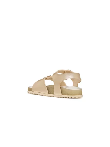 Sandále Geox J Adriel Girl M Zlatá