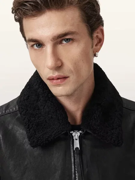 Кожаная куртка Allsaints