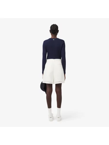 Lacoste Szorty Oversize białe
