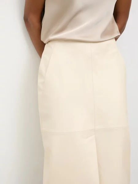 Answear.LAB спідниця із розрізом шкіряна з колекції Unscripted